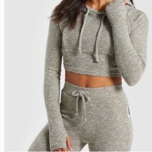 Gymshark Womens Slounge Ribbed Leggings Sz Small
